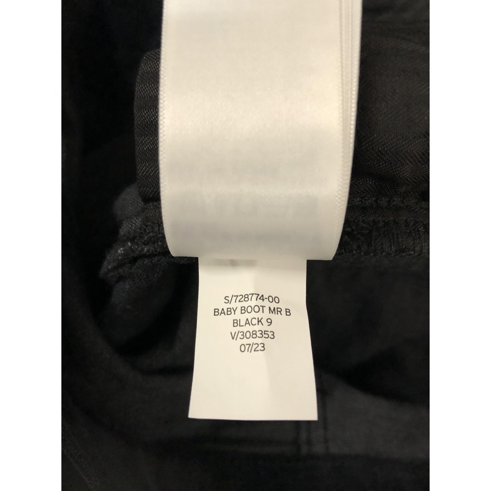 Gap Pants Womens 10P (32x28.5) Black Baby Boot Velvet Mid Rise - Picture 9 of 14